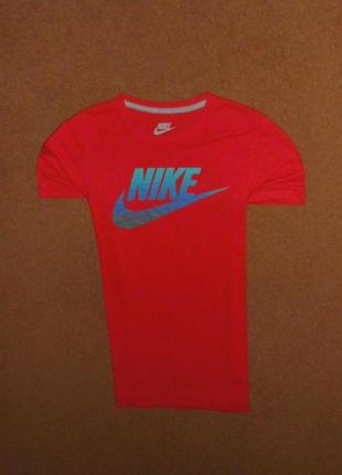 Фирменная футболка nike tee futura slim fit найк приталена