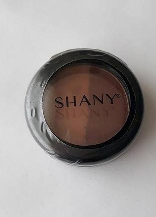 Тіні для брів шані star brow duo - paraben free - redhead