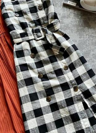 Трендовий шикарний сарафан...міді сукня р. 40/122 фото