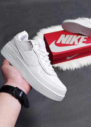 Кроссовки nike air force 1 shadow белые2 фото