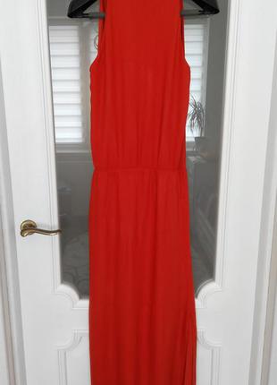Яскрава червоно-морковна сукня від promod.2 фото