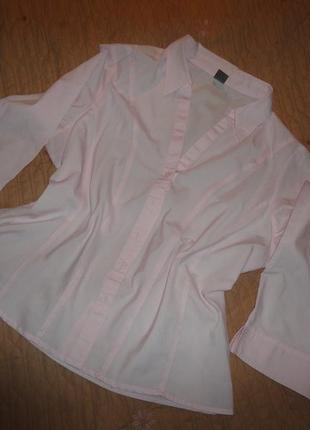 Нежно-розовая блуза