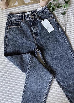 Джинсы мом zara / джинсы zara / mom джинсы