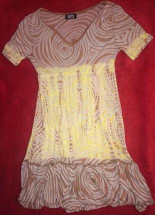 Сукня,сукня,туніка з баскою,рюшами,футболка