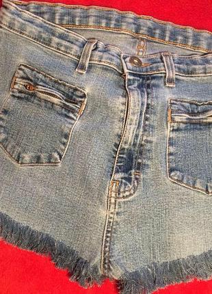 Шорти,джинсові шортики,з бахромою з кишеньками5 фото