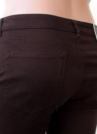 Коричневые джинсы батал 24w длина 32 1/2 на 60-62, классическая посадка6 фото