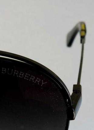 Burberry очки капли унисекс солнцезащитные черные с градиентом8 фото