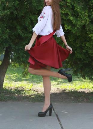 Шкільна спідниця, школьная юбка-солнце2 фото
