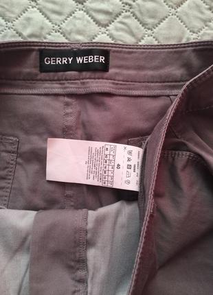 Серые брюки gerry weber 40 42 евро размер брючины6 фото