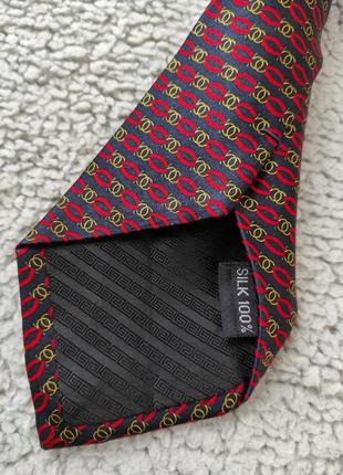 Шелковый галстук краватка ишелк6 фото