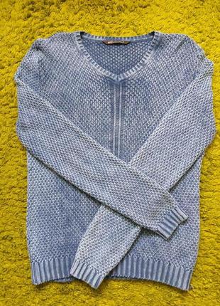Шикарный мужской хлопковый  свитер джемпер кофта кольчуга,турция