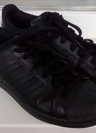 Стильные кожаные кроссовки adidas superstar(original).5 фото