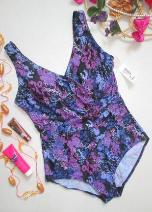 Суперовий відрядний злитий купальник принт абстракція bm 🌺👙 🌺