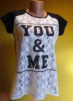 Стильна брендова футболка defacto