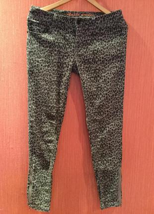 🐾брючки леопардові стрейч🐾