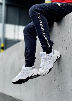Женские кроссовки nike m2k tekno white/silver