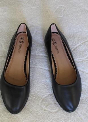 Черные туфли, балетки 36, 37 размера3 фото