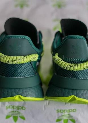 Женские кроссовки adidas nite jogger green4 фото