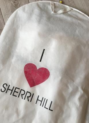 Выпускное вечернее свадебное шелковое платье в пол для венчания sherri hill оригинал!!!6 фото