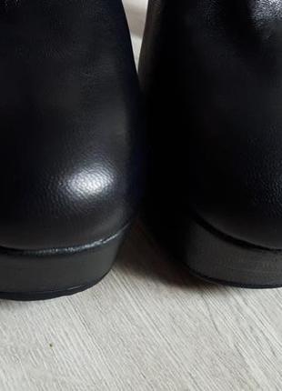 🔥делаю скидки🔥 кожаные ботильоны туфли на каблуке  (39 размер)3 фото