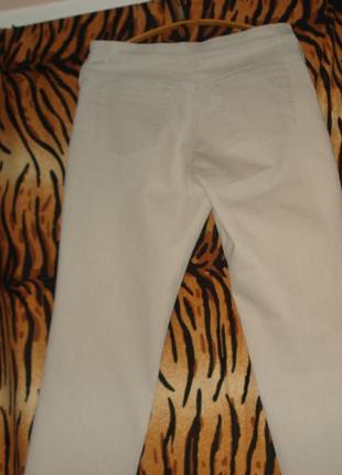 Супер джинсы бежевого цвета"marks & spencer"р.16,турция.1 фото