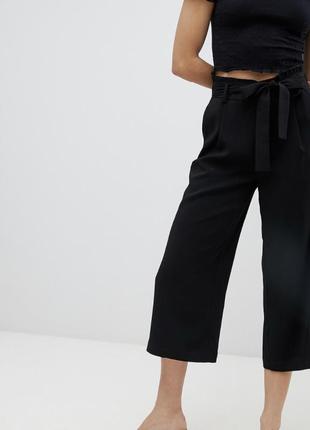 Черные кюлоты брюки от new look1 фото