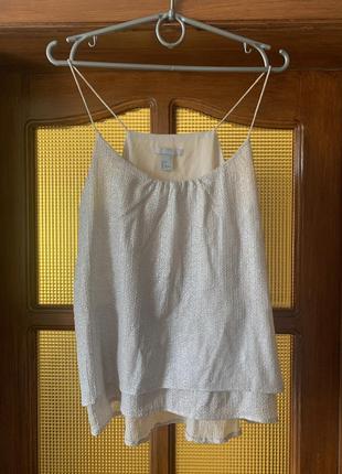 Блуза/майка/річна/на бретельках/ошатна/стильна/легка