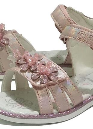 Босоножки для девочки clibee ав-51 розовый. размеры 26-31