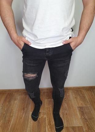 Джинсы siksilk super skinny