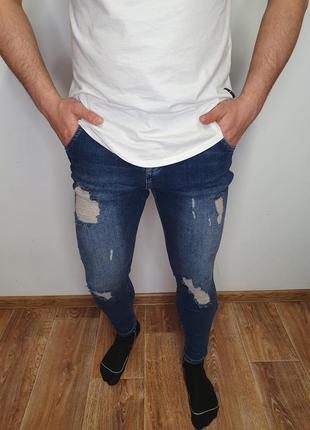 Джинсы siksilk super skinny