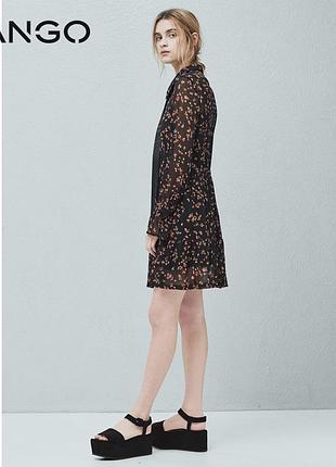 Коктейльне плаття бохо з оф. сайту mango casual.