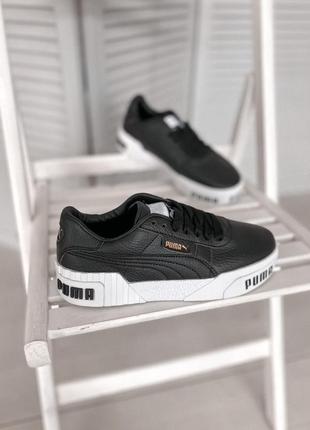 Puma cali black черные кроссовки пума8 фото