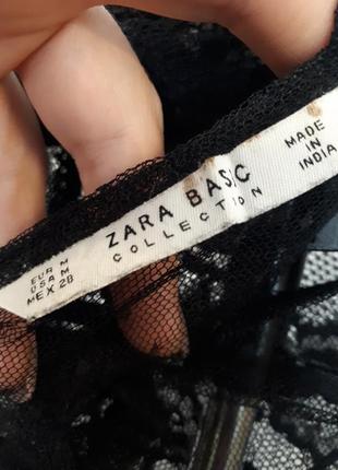 Мега стильная кружевная блуза с вышивкой \zara испания\p.m-l9 фото