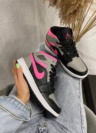 Nike jordan pink shadow, жіночі кросівки найк джордан