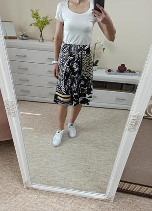 Красивая летняя хлопковая юбка миди4 фото