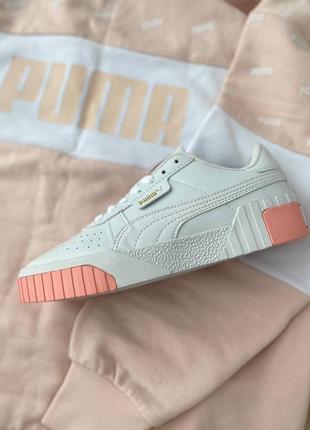 Женские кроссовки puma белые весна-лето4 фото