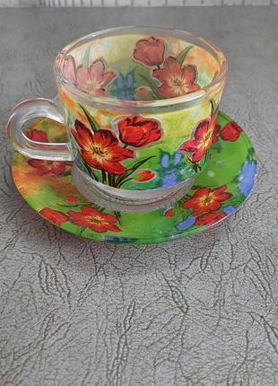 Чашка с блюдцем