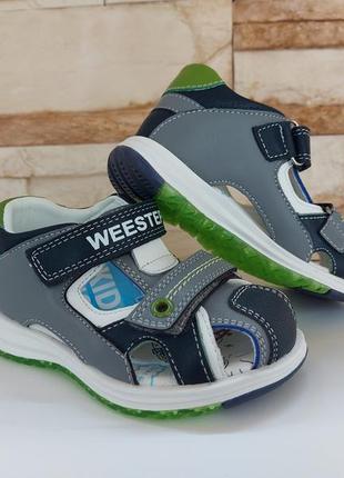 Модные босоножки weestep для мальчиков р.22-14,0 см7 фото