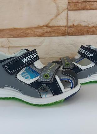 Модные босоножки weestep для мальчиков р.22-14,0 см9 фото