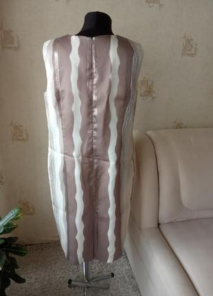 Свободное моделирующее нарядное платье, вертикальное, для пышных форм, monika2 фото