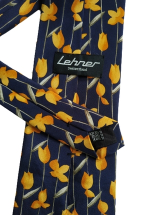 Lehner/винтажный шелковый галстук4 фото