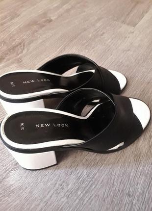 Нові 😍мюли шльопанці сабо 👡 босоніжки на блочному підборах устілка 238 фото