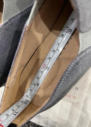 Туфли лоферы franco manatti кожаные 39 размер 35 см5 фото