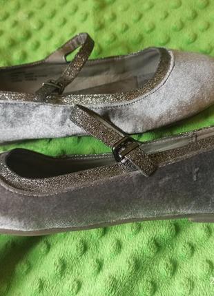 Велюрові балетки next 4 (37) розмір 24 см