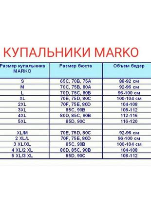 Двухцветный раздельный купальник размер 38 marko 577 марко10 фото