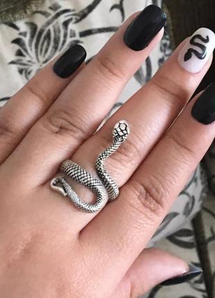 Кольцо змея колечко в стиле панк рок хип хоп7 фото