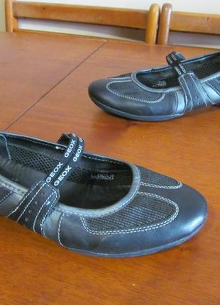Кожаные туфли, мокасины geox7 фото