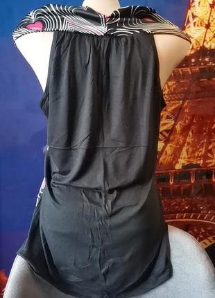 Бесподобная блуза с открытыми плечами воротник хомут италия5 фото