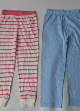 Набор 2 шт. тонкие пижамные штаны 5-6 лет matalan2 фото
