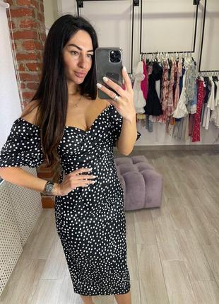 Плаття футляр міді5 фото